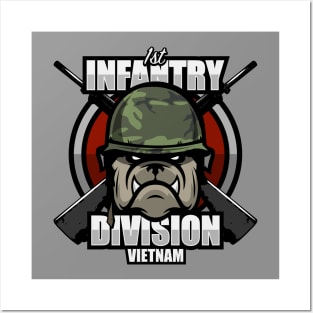 1st Infantry Division Vietnam Posters and Art